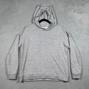 MAGASCHONI Soft Hooded Gray Sweatshirt Pullover Women's S Travel Lounge